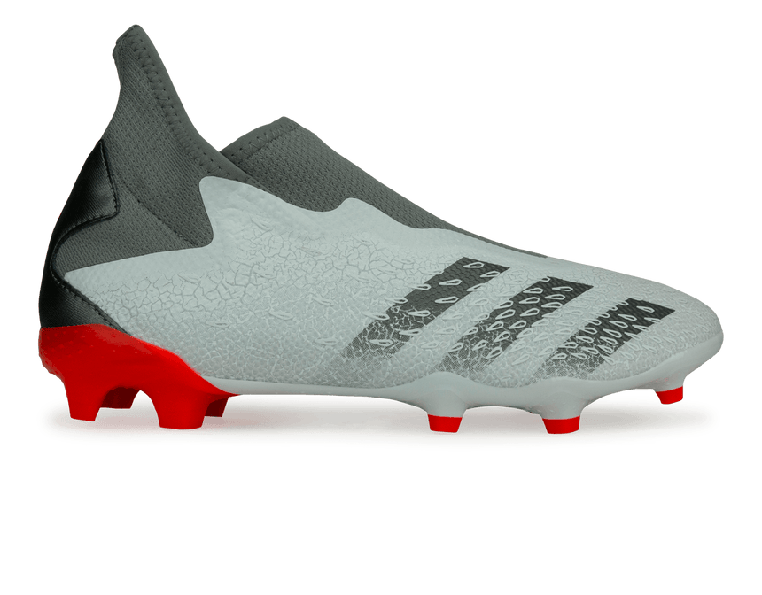 adidas Men's Predator Freak.3 LL FG Cloud White/Iron Metallic Front