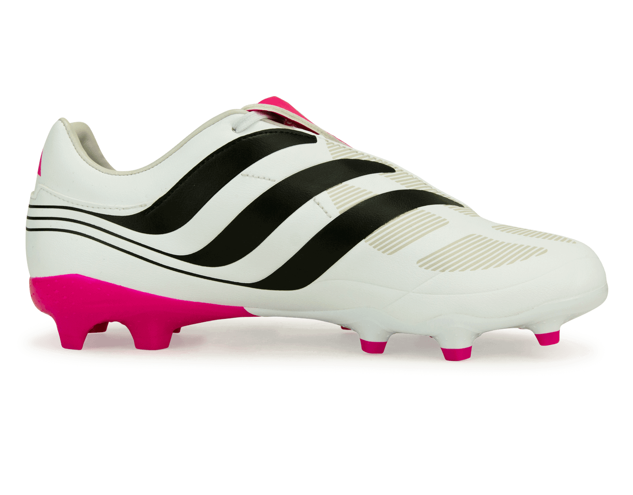 adidas Men's Predator Precision.3 FG Cloud White/Pink Side