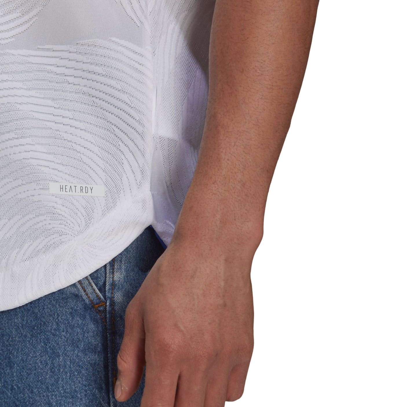 adidas Men's Real Madrid 2021/22 Authentic Home Jersey White/Blue HeatRDY