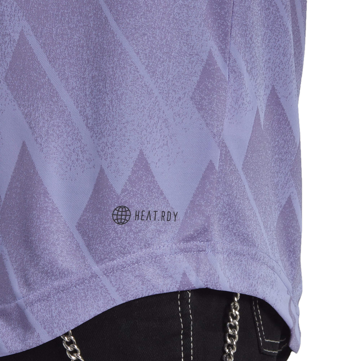 adidas Men's Real Madrid 2022/23 Authentic Away Jersey Light Purple/Purple Hem