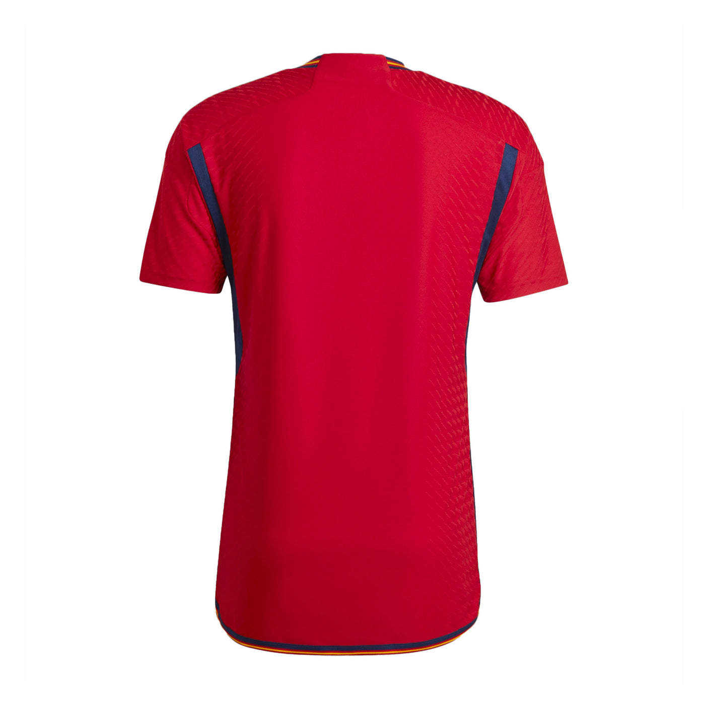 adidas Men's Spain 2022/23 Authentic Home Jersey Power Red/Navy Back