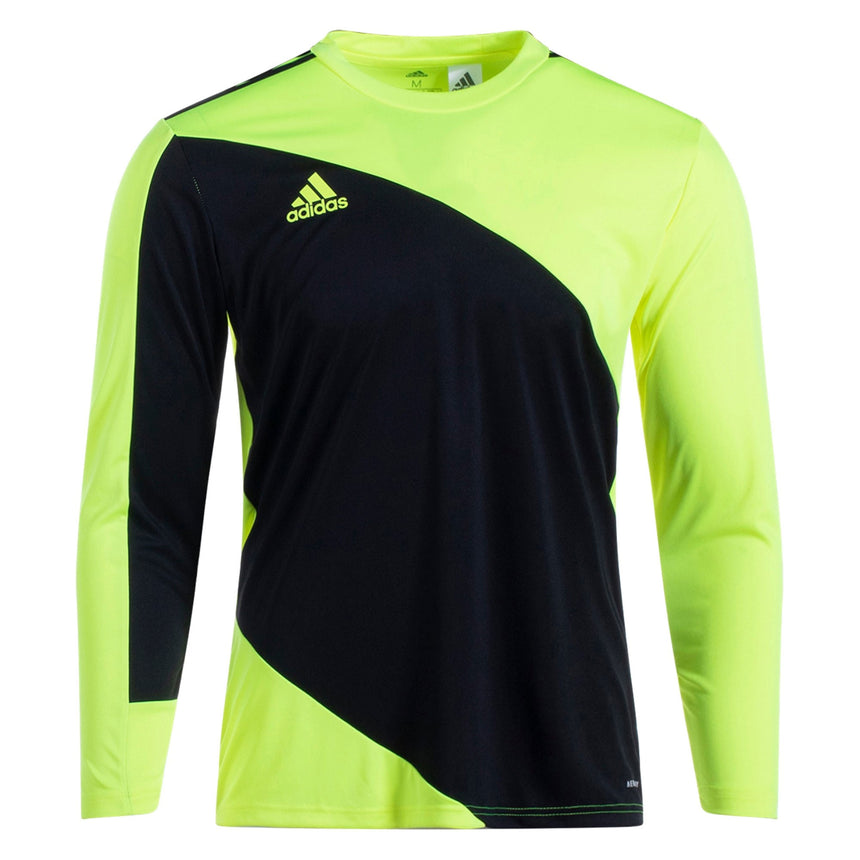 adidas Men's Squadra 21 Goalkeeper Long Sleeve Jersey Yellow/Black Front