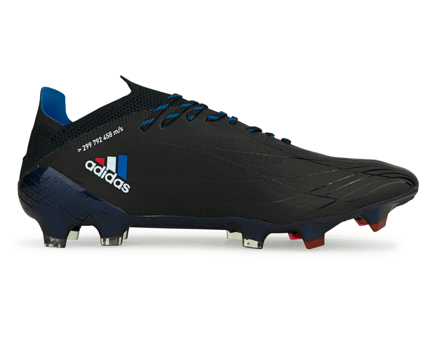 adidas Men's X Speedflow.1 FG Core Black/Vivid Red Side