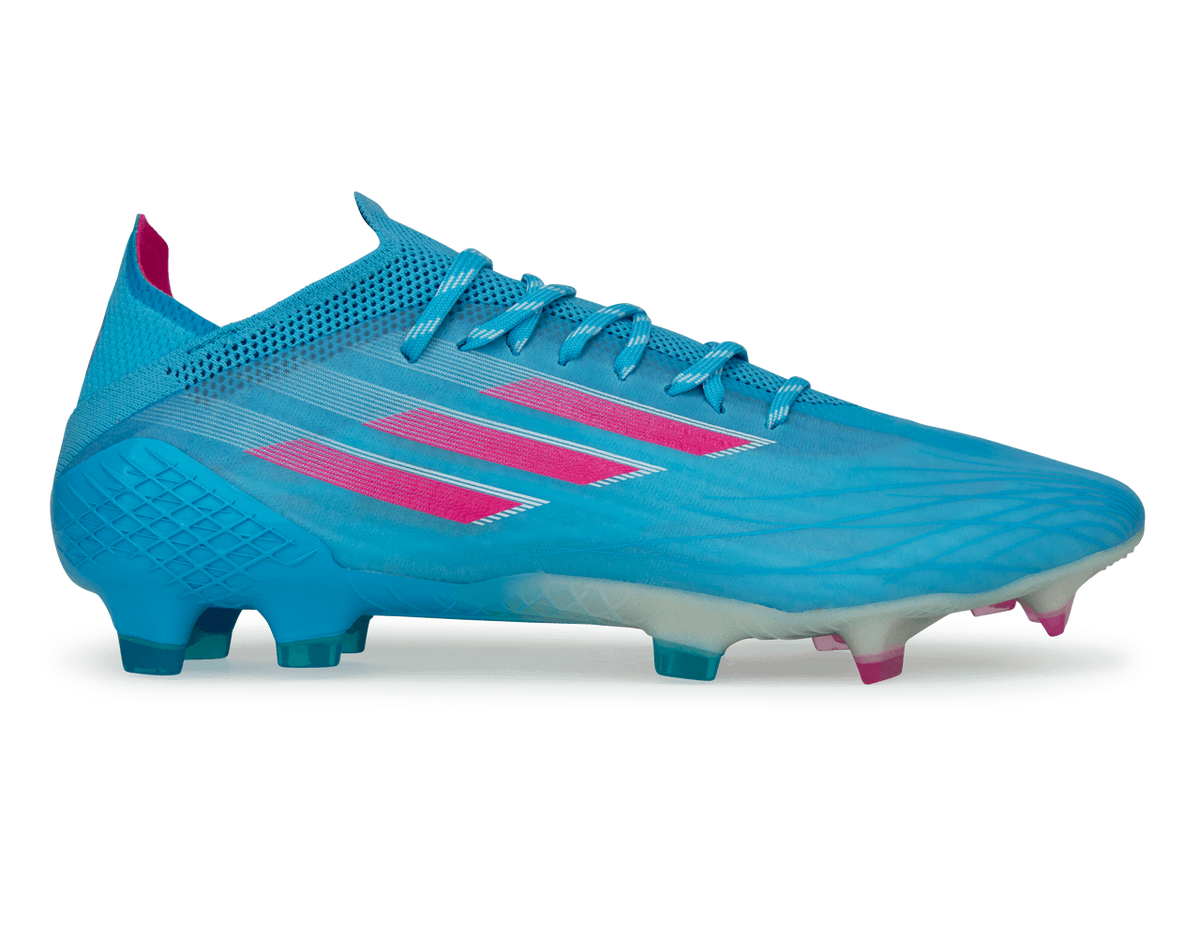 adidas Men's Speedflow.1 FG Sky Blue/Pink/White – Azteca Soccer