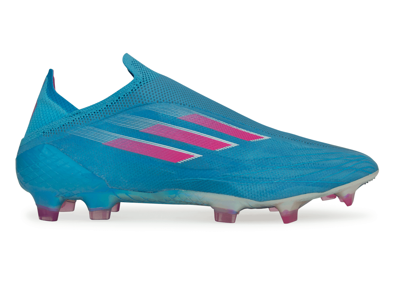 adidas Men's X Speedflow+ FG Sky Blue/Pink/White