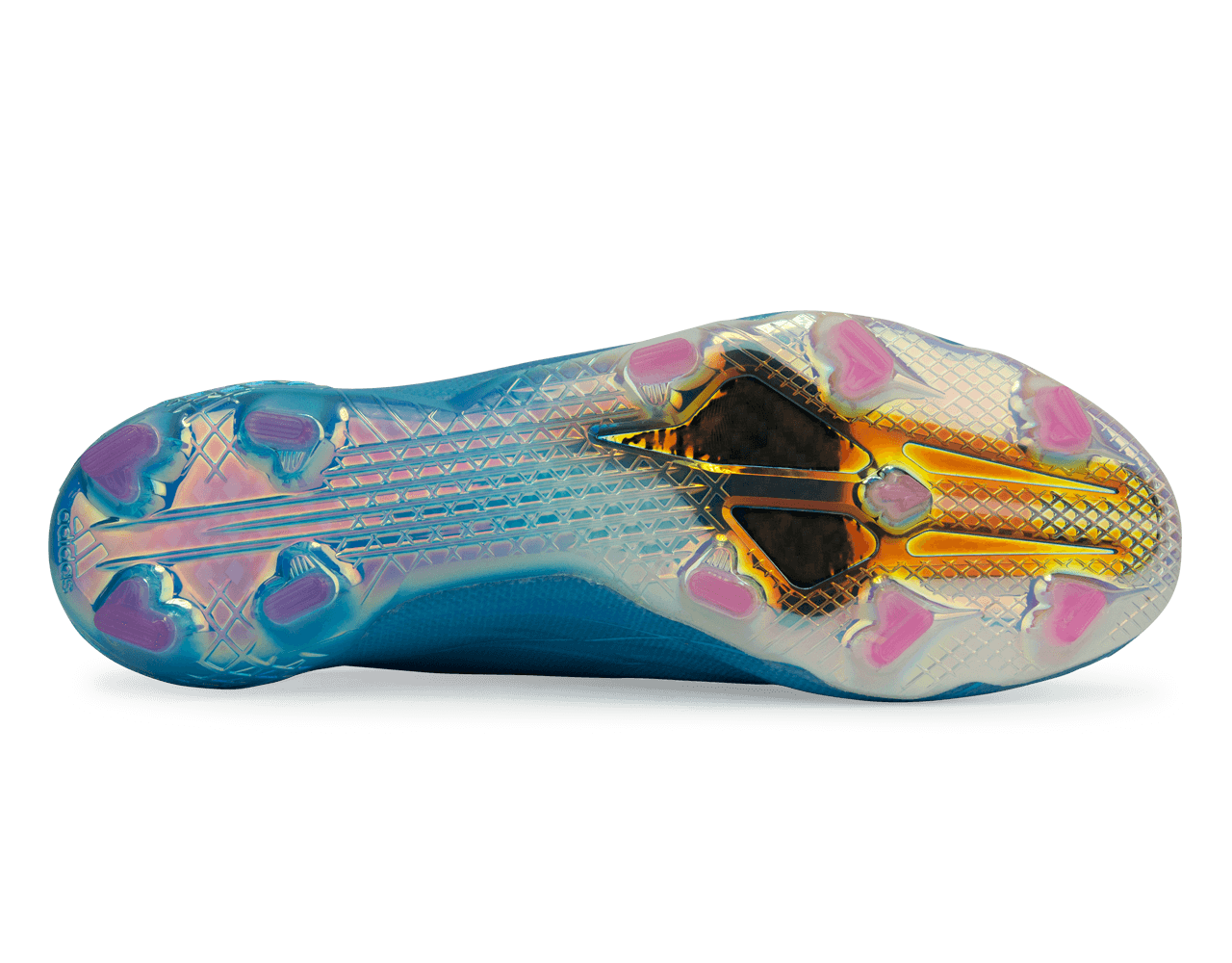 adidas Men's X Speedflow+ FG Sky Blue/Pink/White