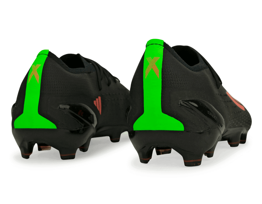 adidas Men's X SpeedPortal.1 FG Black/Solar Red Rear