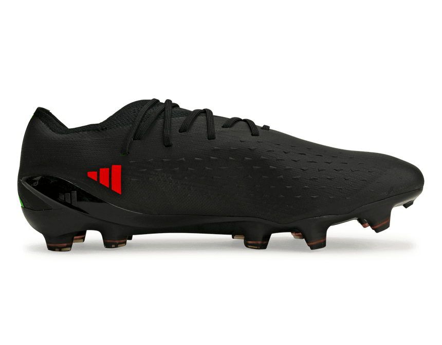 adidas Men's X SpeedPortal.1 FG Black/Solar Red Side