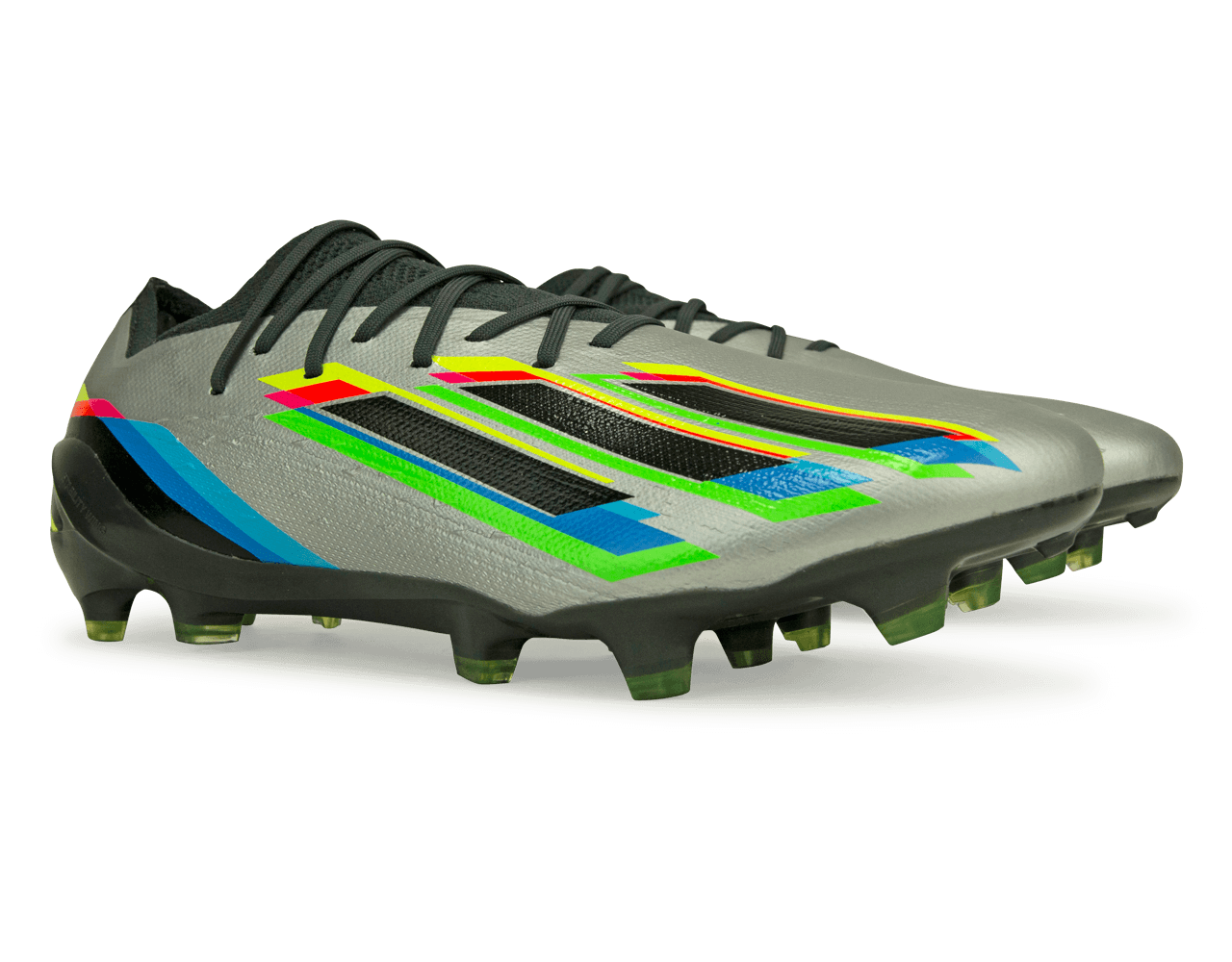 adidas Men's X SpeedPortal.1 FG Silver Metallic/Yellow Together