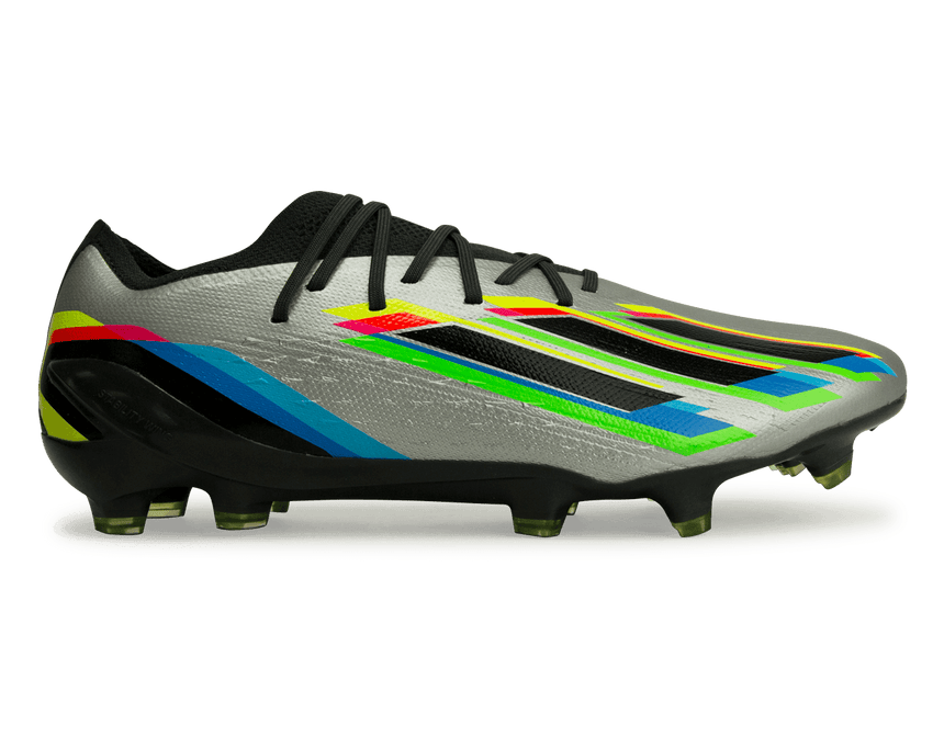 adidas Men's X SpeedPortal.1 FG Silver Metallic/Yellow