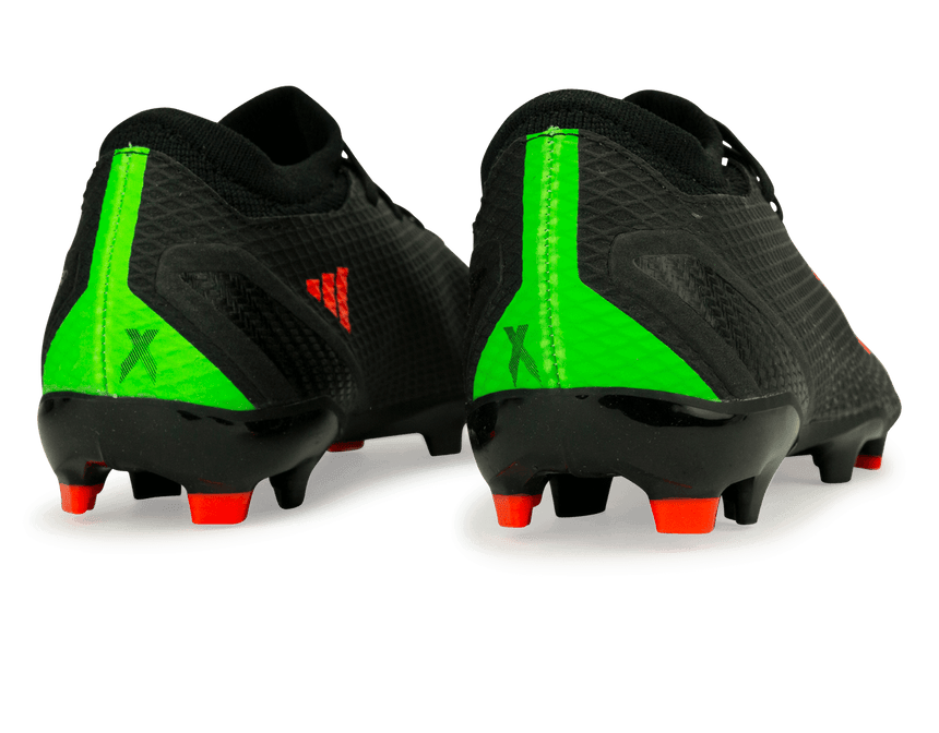 adidas Men's X SpeedPortal.3 FG Black/Green Rear