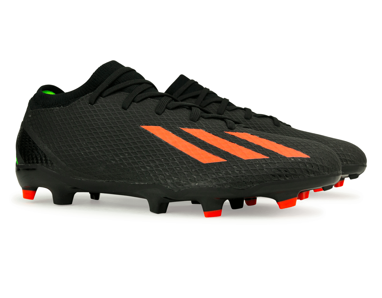 adidas Men's X SpeedPortal.3 FG Black/Green Together