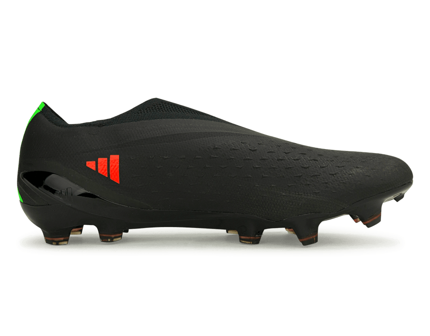 adidas Men's X SpeedPortal+ FG Black/Red/Green Side