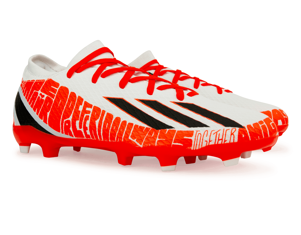 adidas Men's X SpeedPortal Messi.3 FG White/Black/Solar Red Together