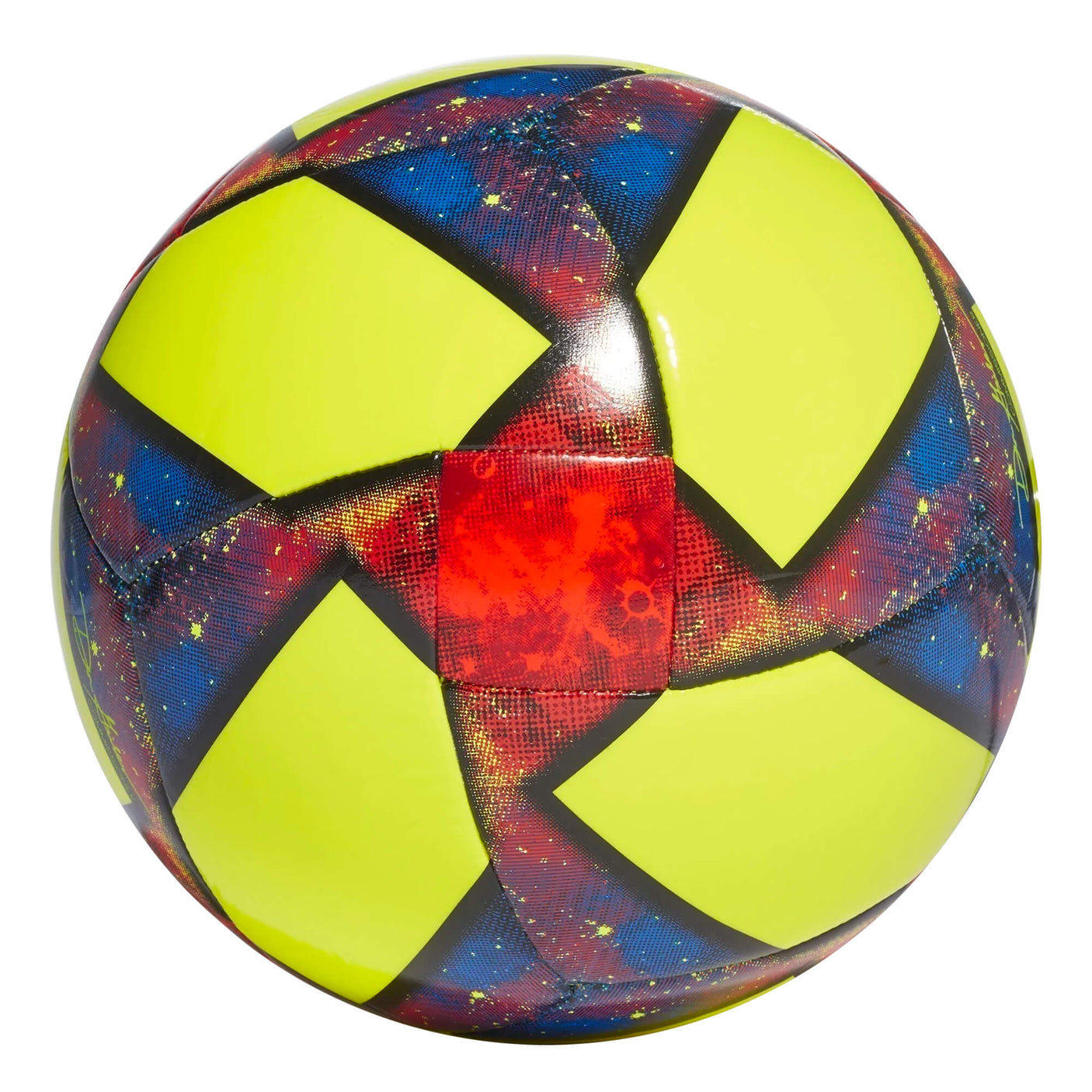 adidas MLS Capitano Soccer Ball Solar Yellow/Black/Football Blue