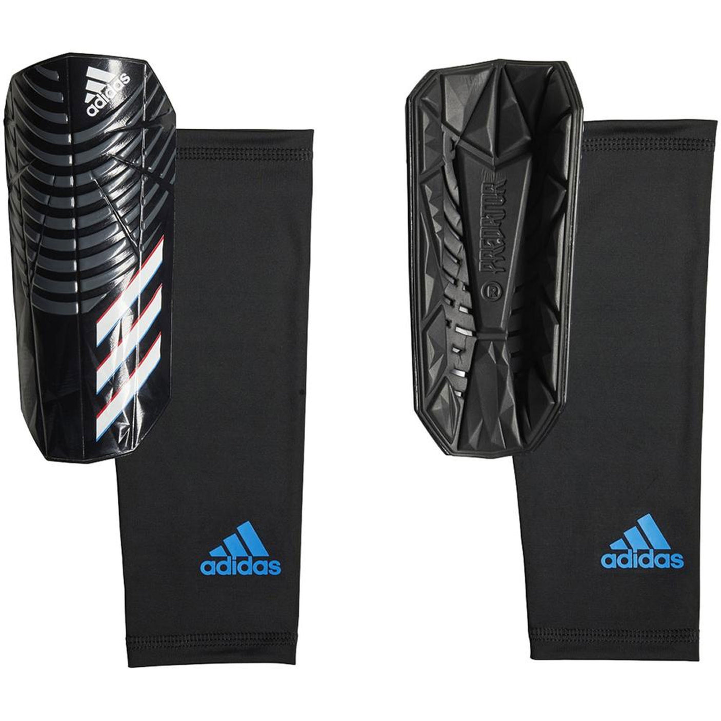 adidas Predator SG League Shinguards Black/White Front