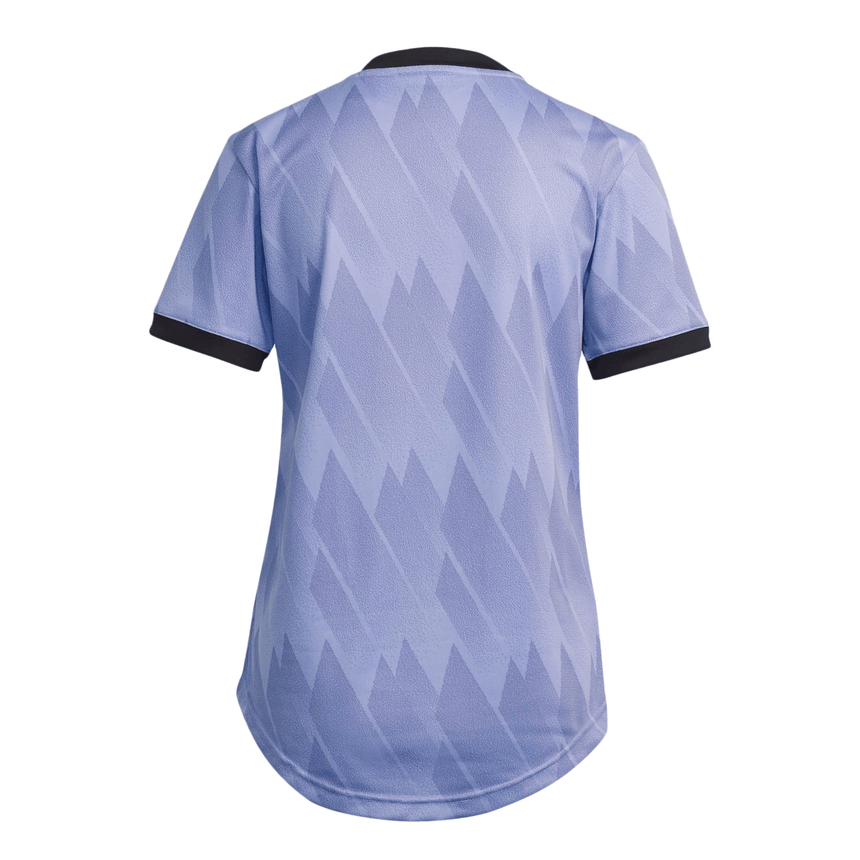 adidas Women's Real Madrid 2022/23 Away Jersey Light Purple/Purple Back