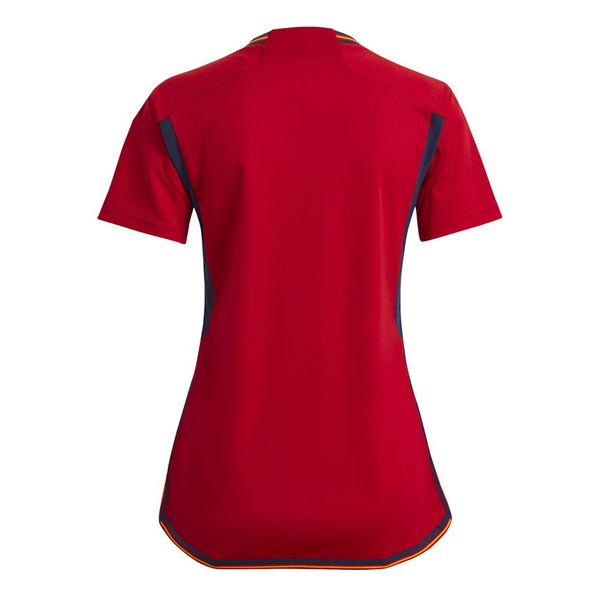 adidas Women's Spain 2022/23 Home Jersey Red/Blue Back