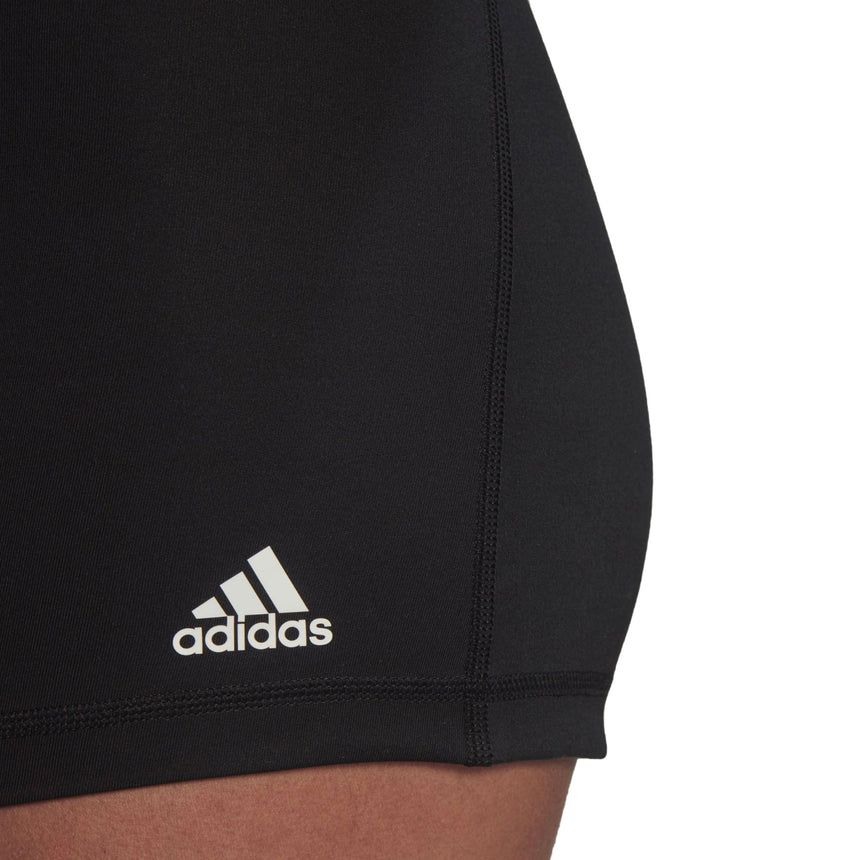 adidas Women's Yoga Essentials High Waisted Short Tights Black/White Back