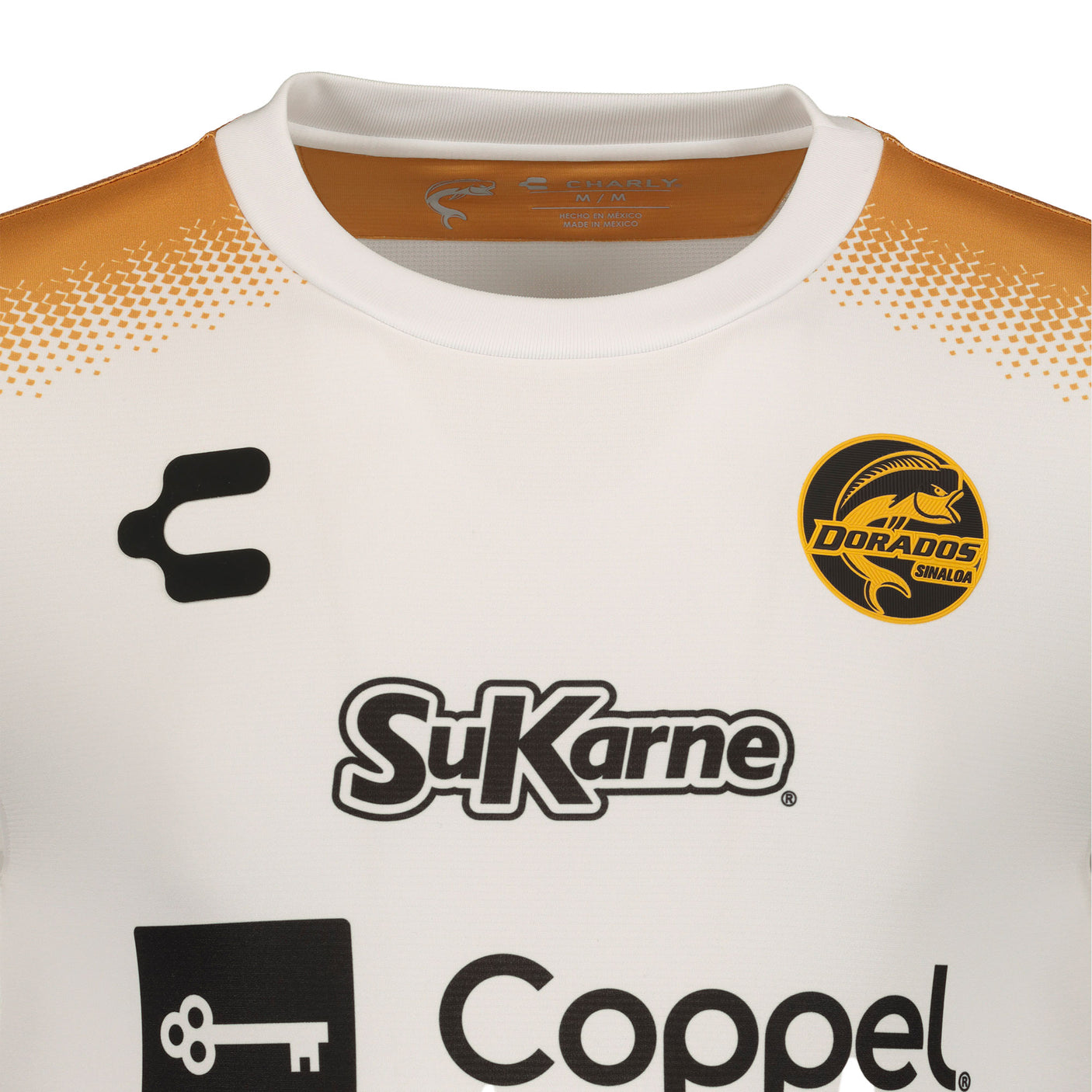 Charly Men's Dorados Sinaloa 2021/22 Home Jersey White/Gold Logo
