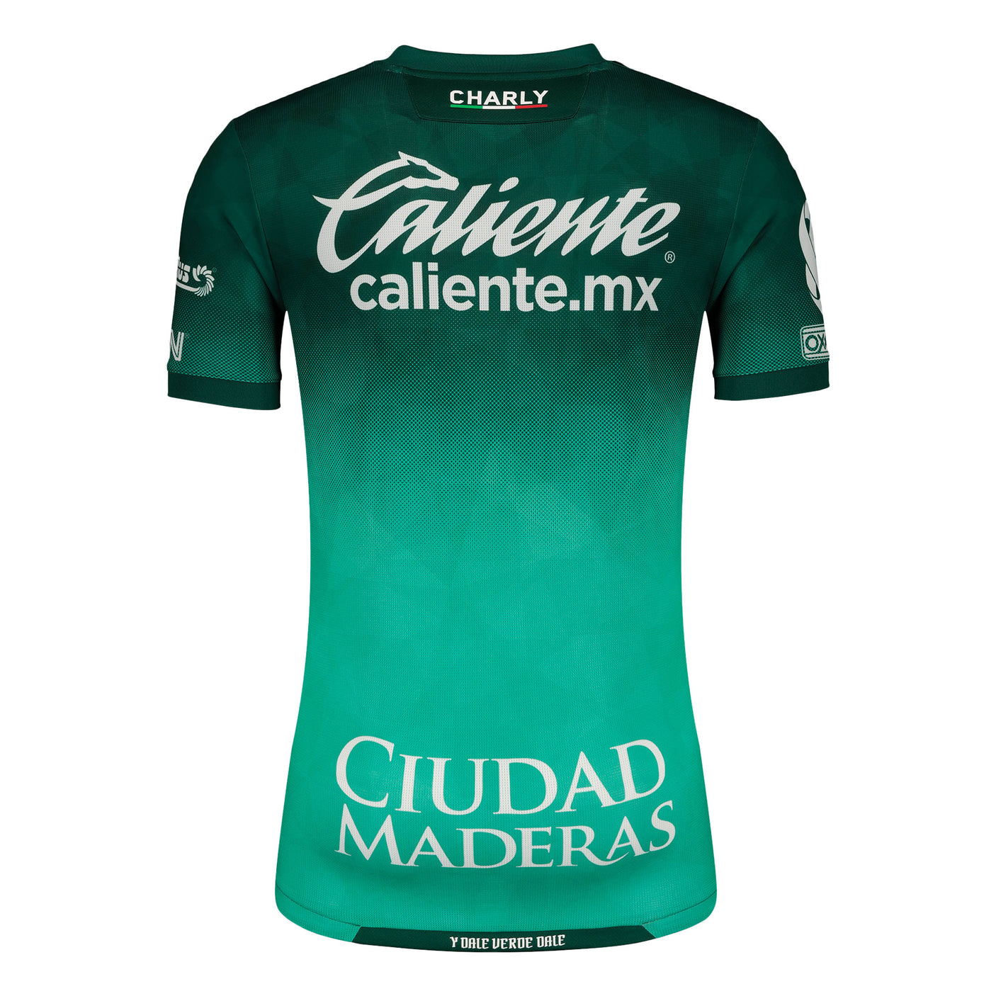 Charly Men's León 2021/22 Home Jersey Green/White Back