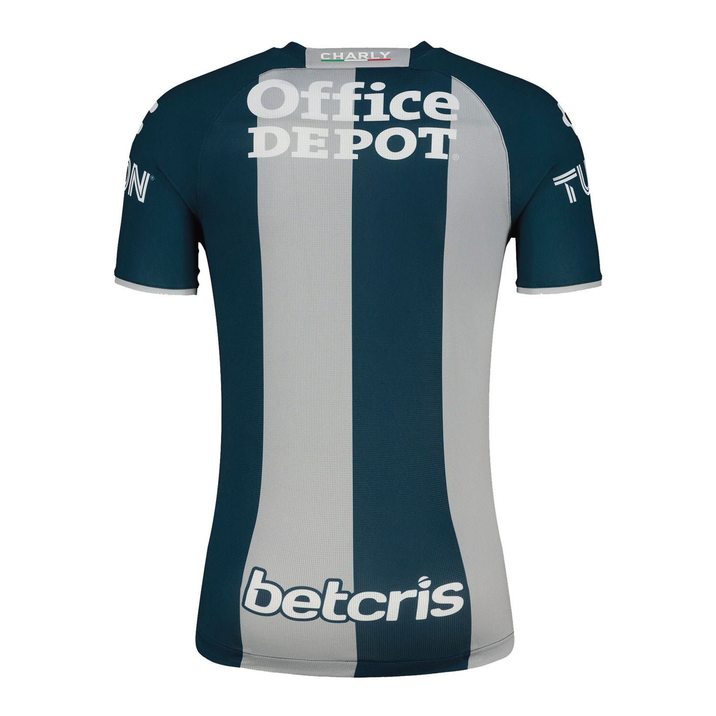 Charly Men's Pachuca 2022/23 Home Jersey Grey/Silver Back