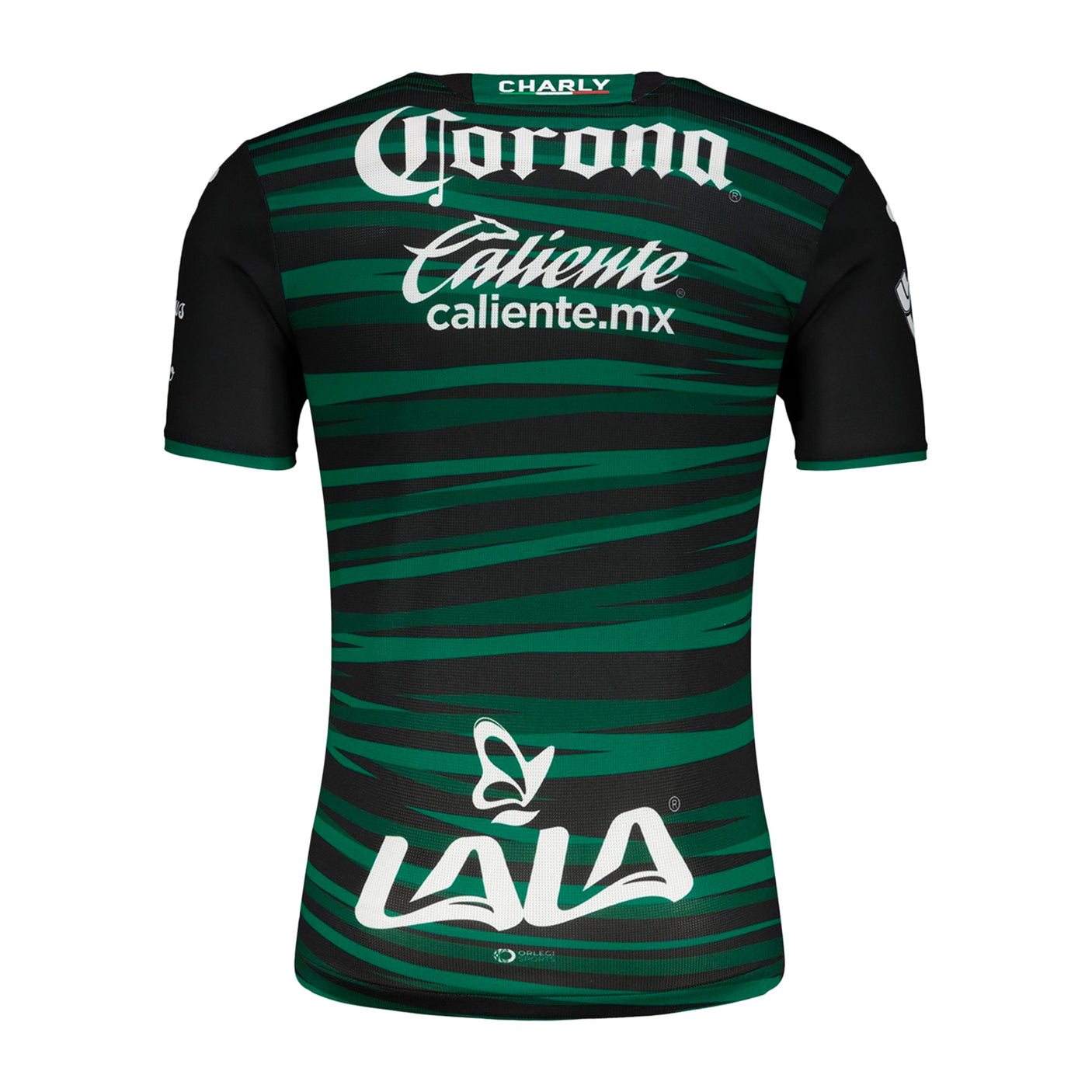 Charly Men's Santos Laguna 2022/23 Away Jersey Black/Green Back