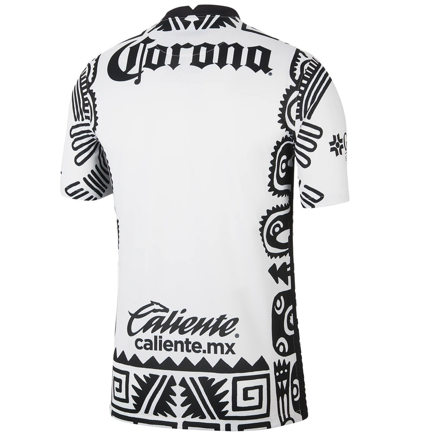 Nike Men's Club America 2020/21 Third Jersey White Black Back