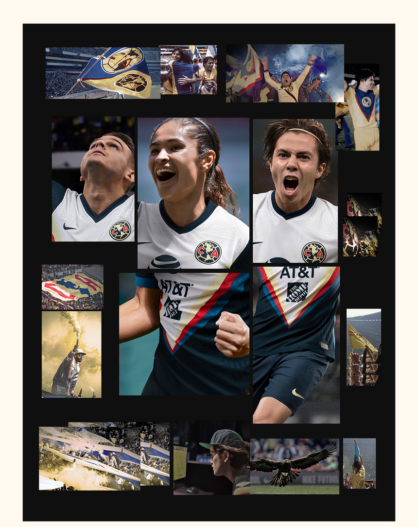 Nike Club America Men's Away Vapor Match 2020/21 Jersey