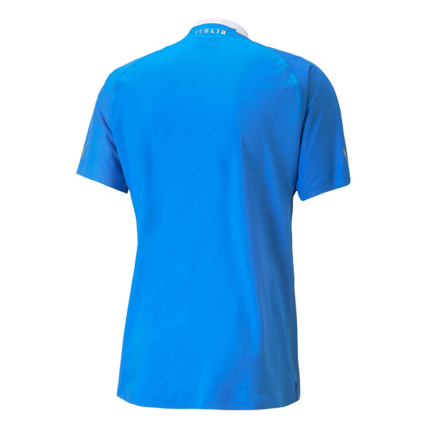 PUMA Men's Italy 2022/23 Authentic Home Jersey Ignite Blue/Ultra Blue Back