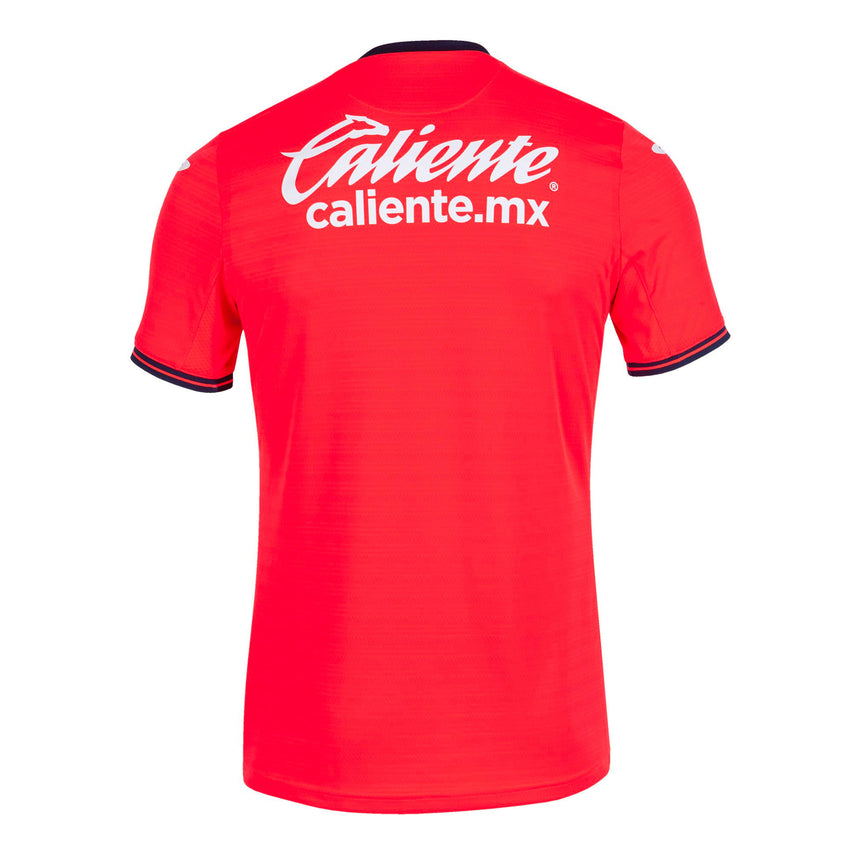 Joma Men's Cruz Azul 2021/22 Third Jersey Red Orange/White Back