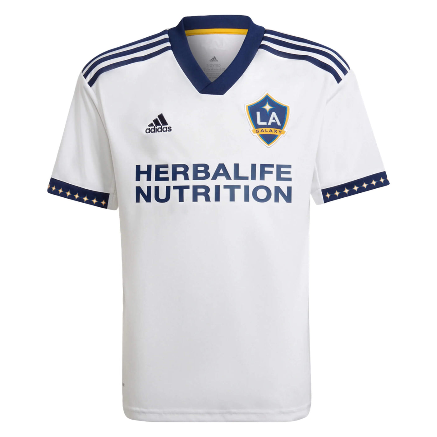 adidas Kids LA Galaxy 2022/23 Home Jersey White/Navy Front