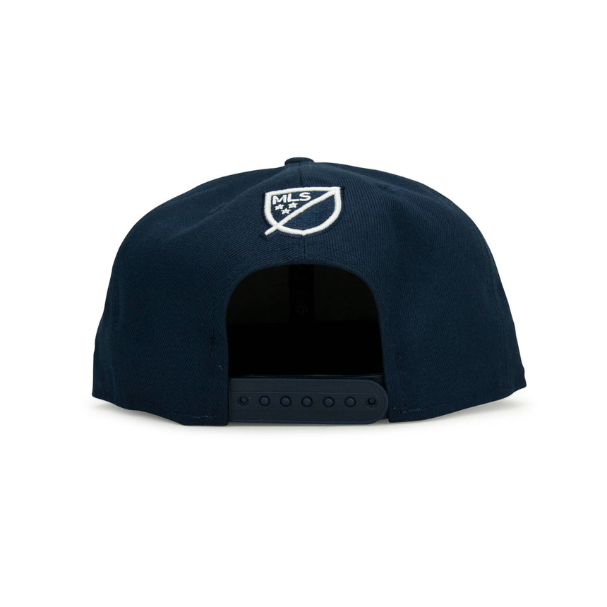 New Era Men's LA Galaxy 9FIFTY Snapback Cap Navy/White Back