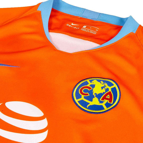 Nike Men's Club America 18/19 3rd Jersey Safety Orange/University Blue