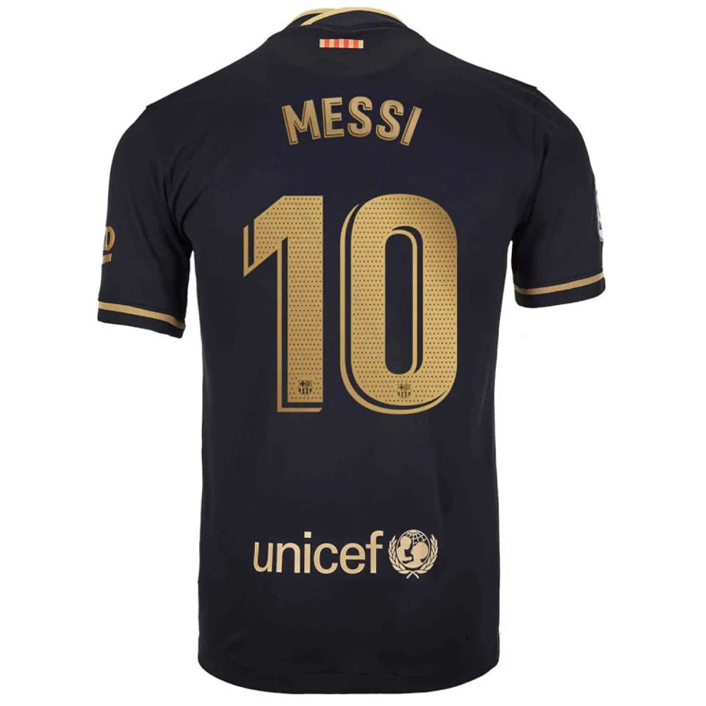 2020 21 Fc Barcelona Away Adult Lionel Messi #10 Official Nameset 