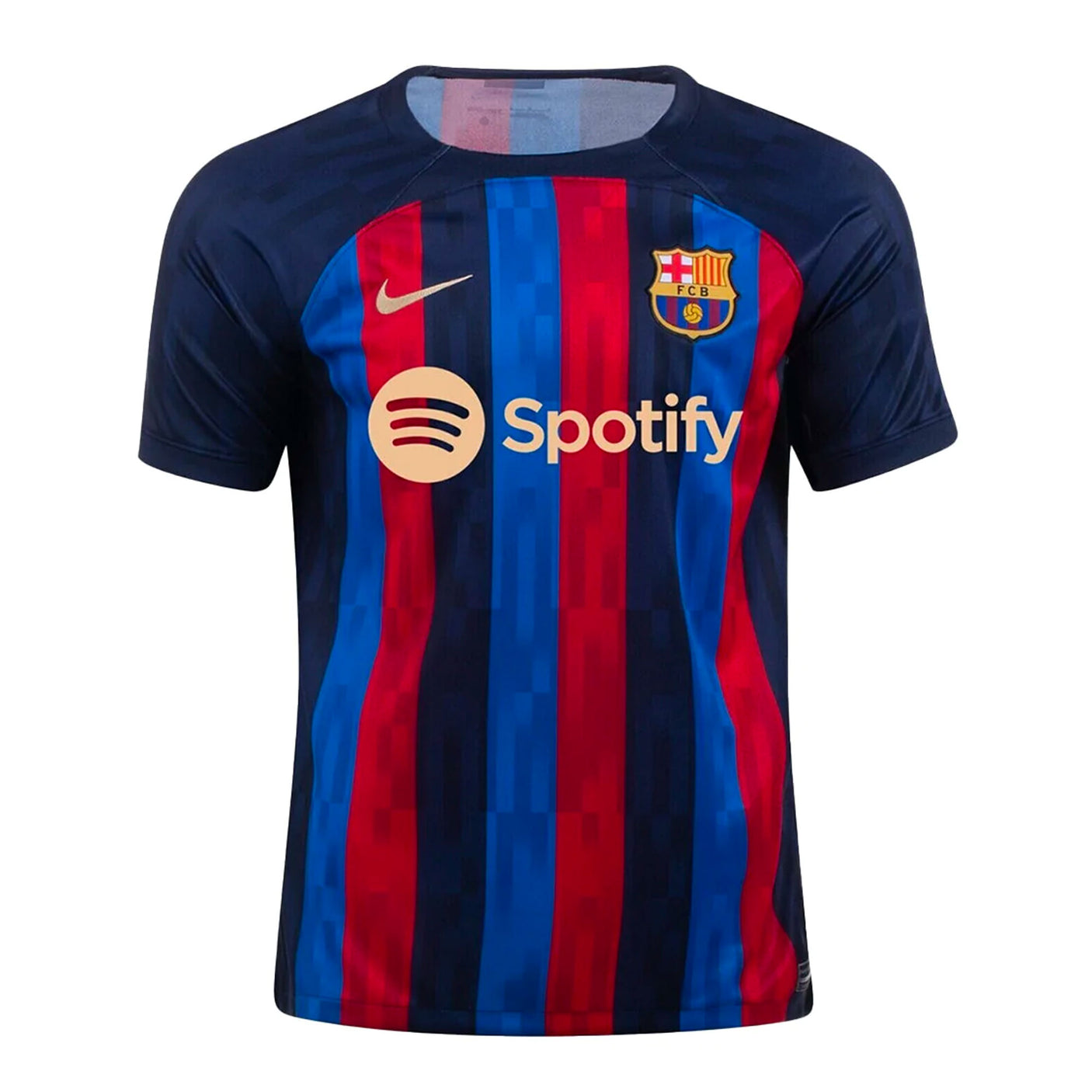 Nike Kids FC Barcelona 2022/23 Home Jersey Obsidian/Sesame Front