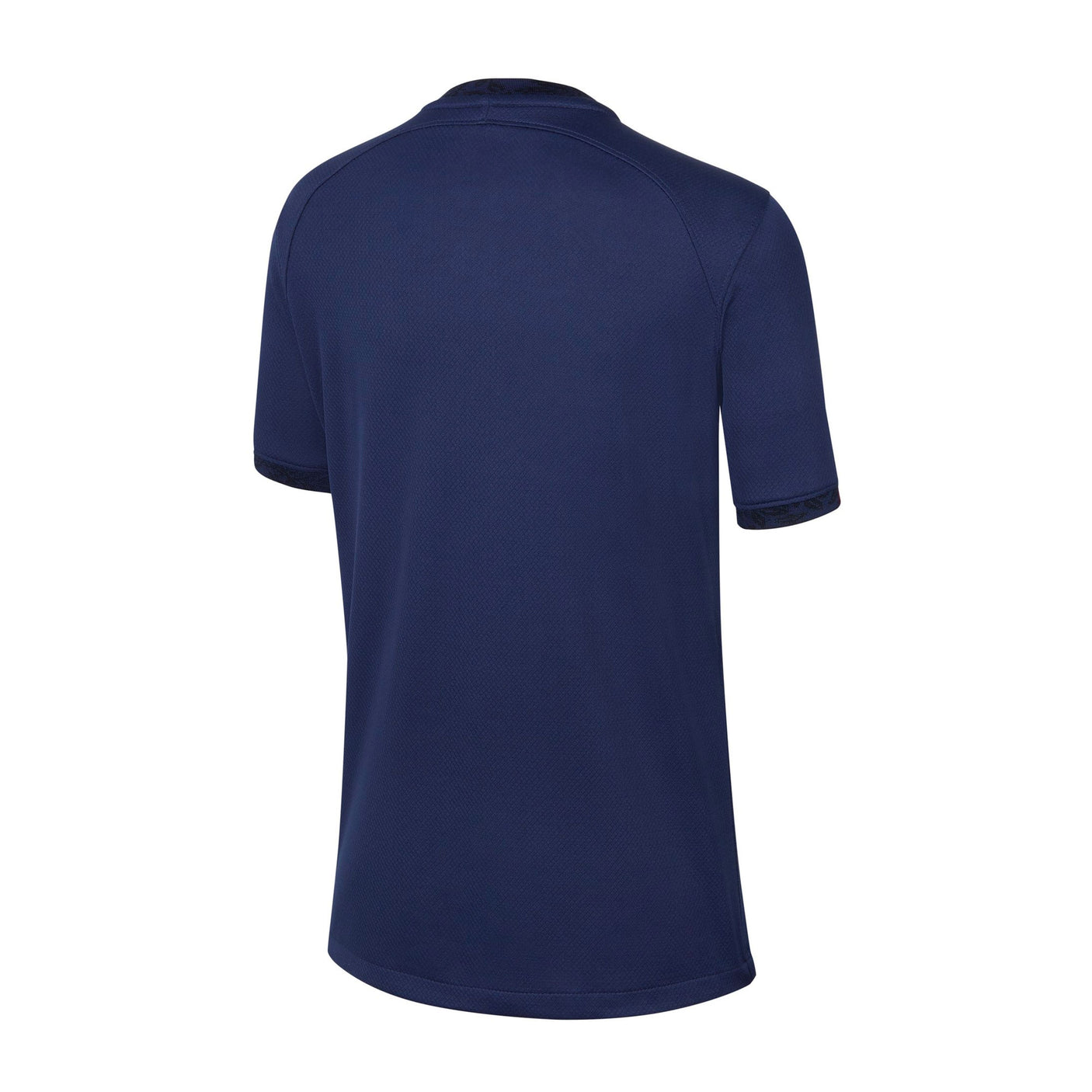 Nike Kids France 2022/23 Home Jersey Midnight Navy/Metallic Gold Back