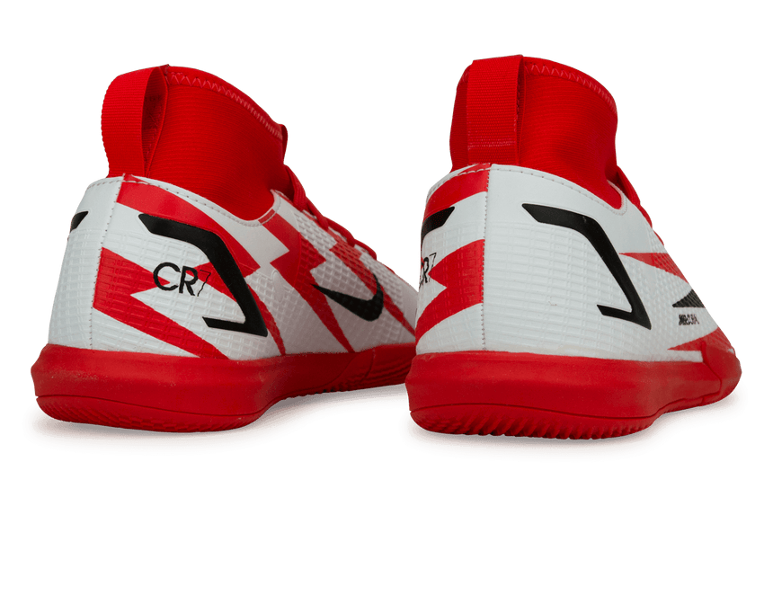 Nike Kids Mercurial Superfly 8 Academy CR7 IC Chile Red/White Rear