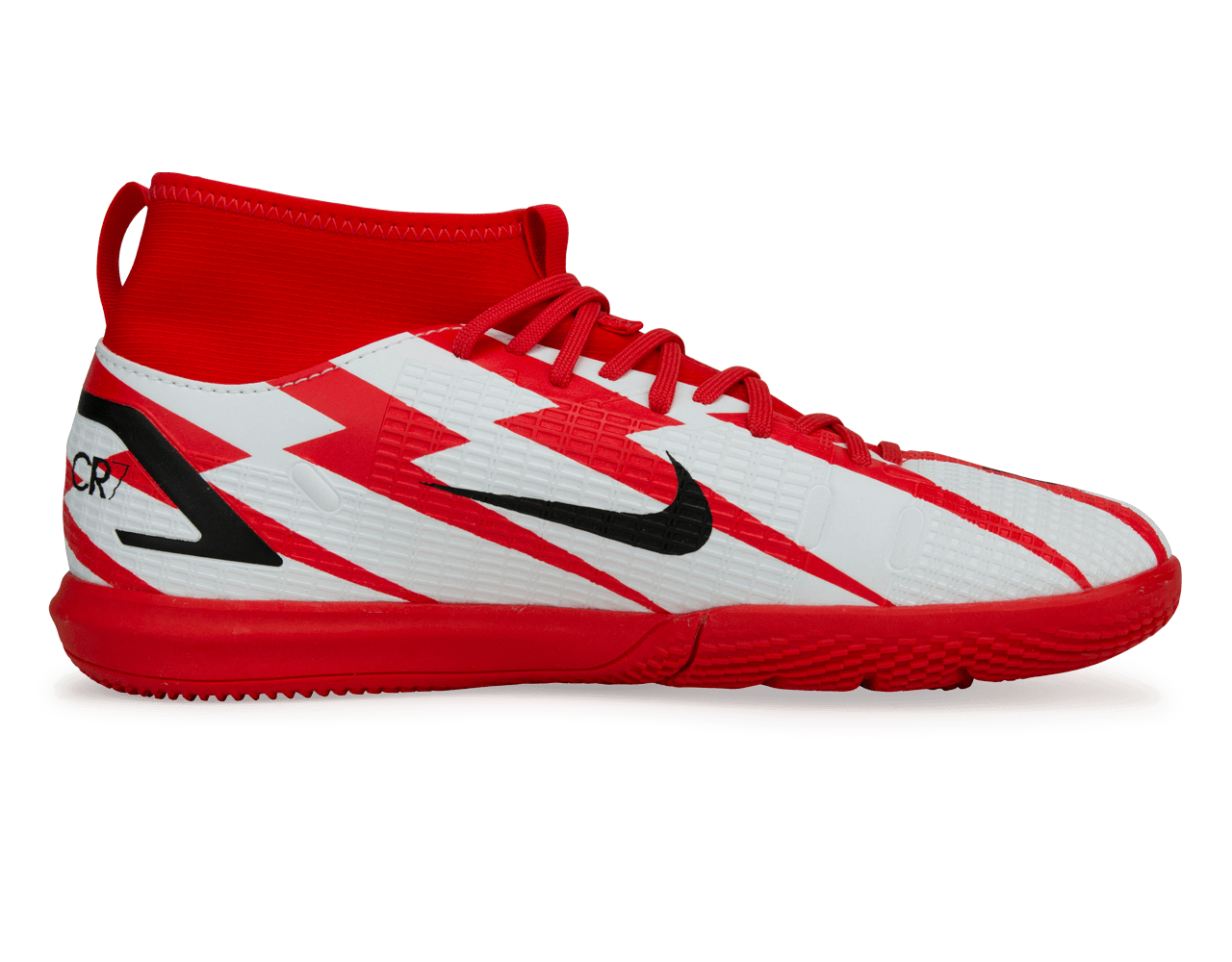 Nike Kids Mercurial Superfly 8 Academy CR7 IC Chile Red/White Side