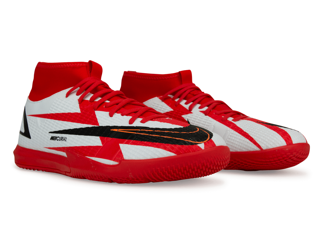Nike Kids Mercurial Superfly 8 Academy CR7 IC Chile Red/White Together