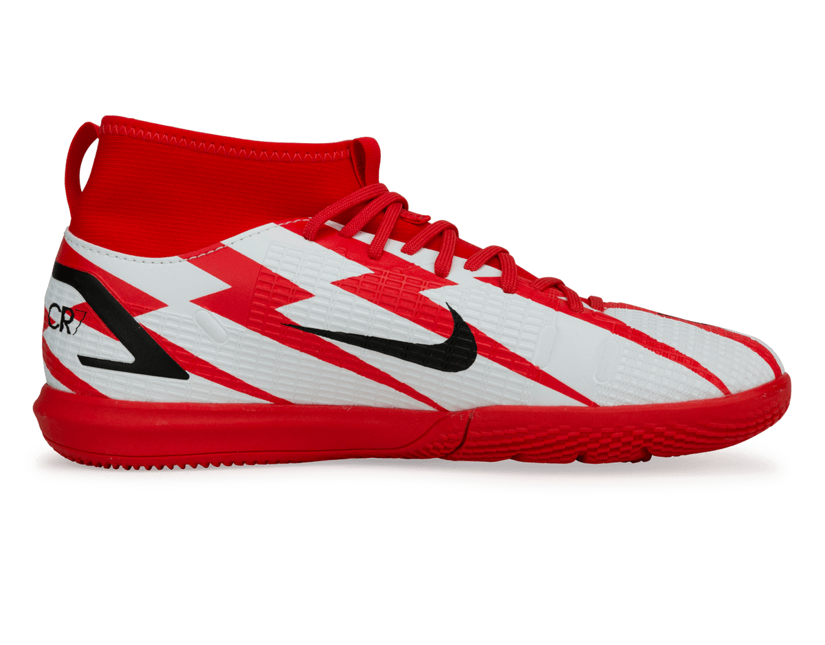 Nike Kids Mercurial Superfly 8 Academy CR7 IC Chile Red White