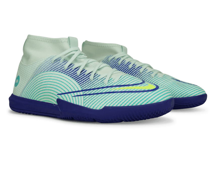 Nike Kids Mercurial Superfly 8 Academy MDS IC Green/Purple Together