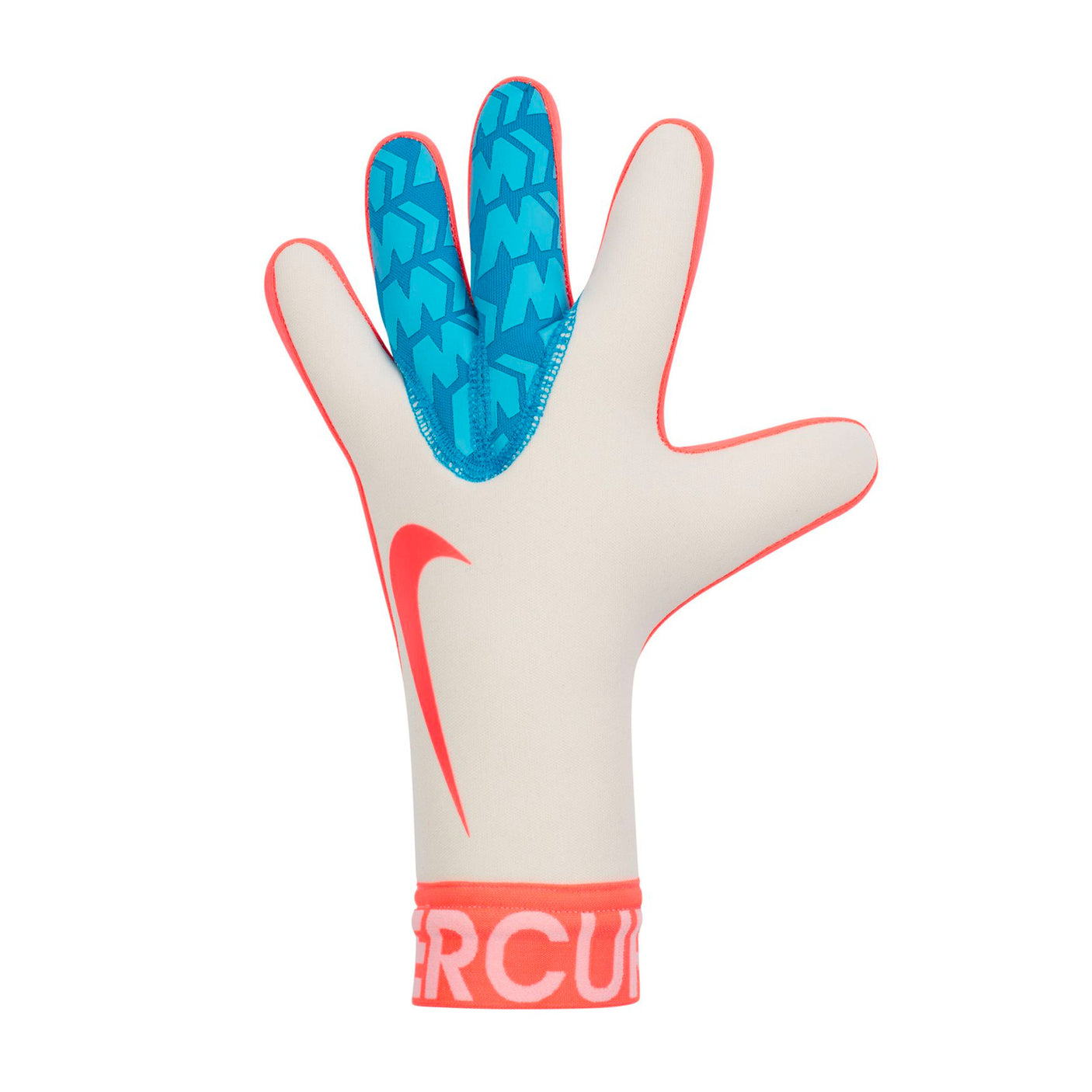 Nike Kids Mercurial Touch Victory Goalkeeper Gloves White/Aqua Blue Front