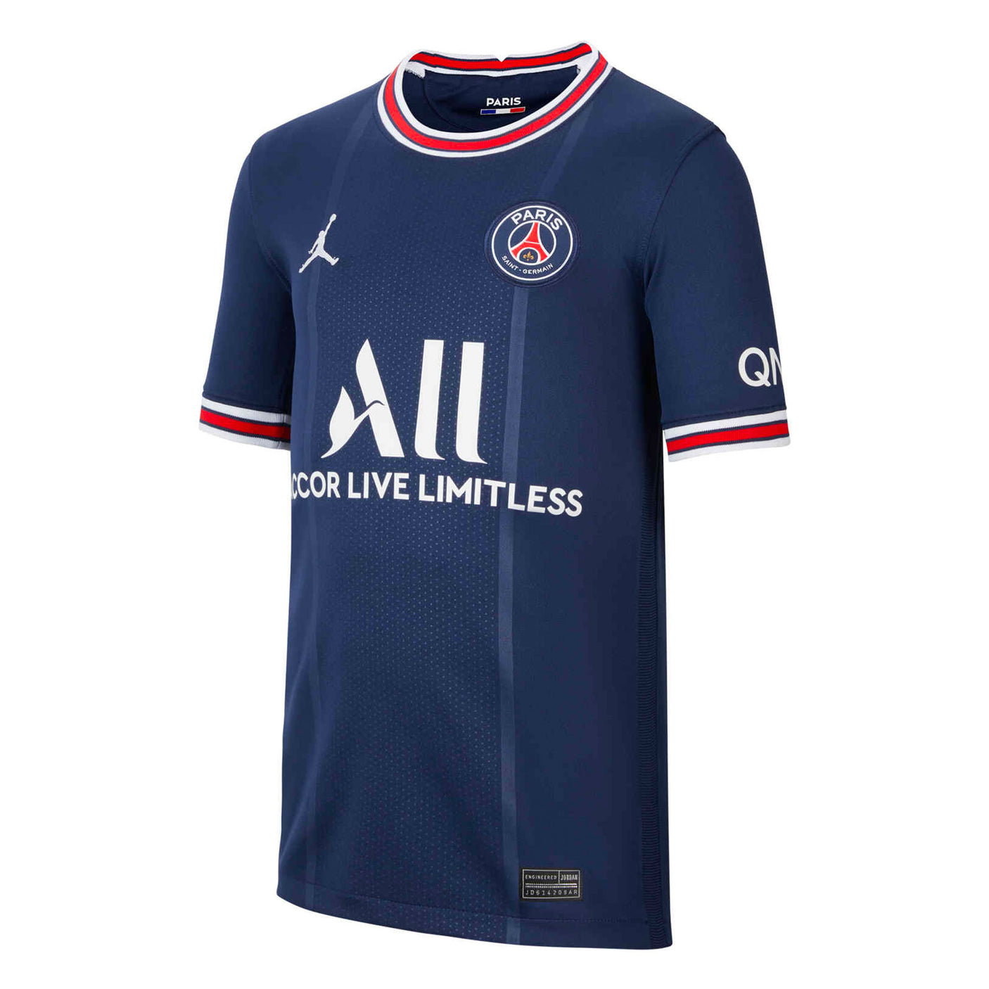 Nike Kids Paris Saint-Germain 2021/22 Home Jersey Navy/White Front