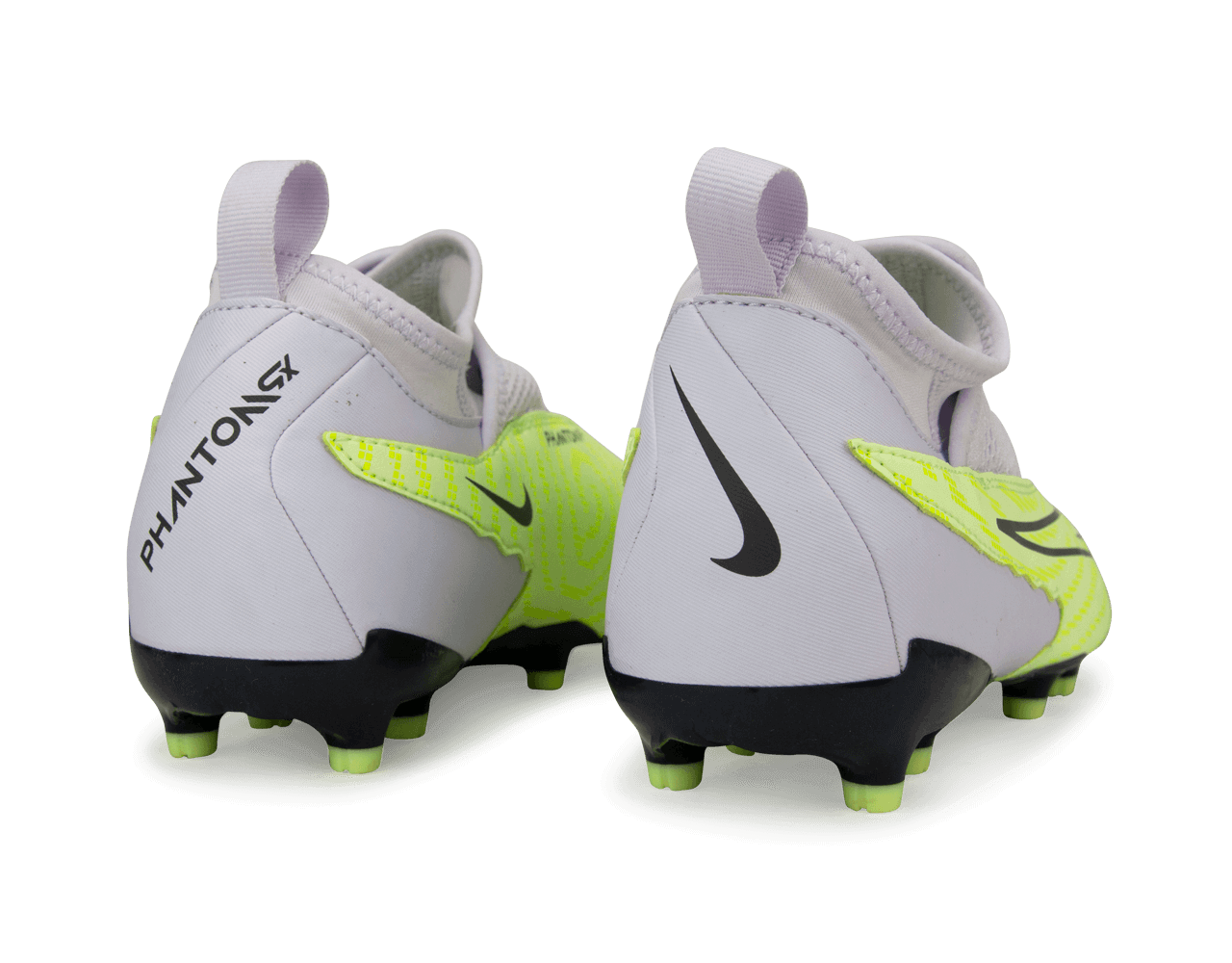 Nike Kids Phantom GX Academy DF FG/MG Volt/Grape Rear