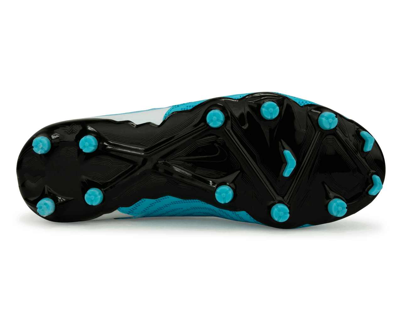 Nike Kids Phantom GX Academy FG/MG Baltic Blue/Pink Blast Sole