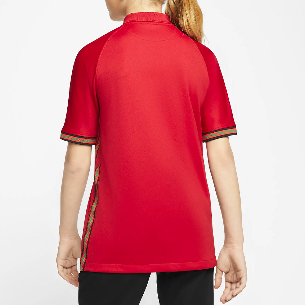 Nike Kids Portugal 20/21 Home Jersey Gym Red/MetallicGold
