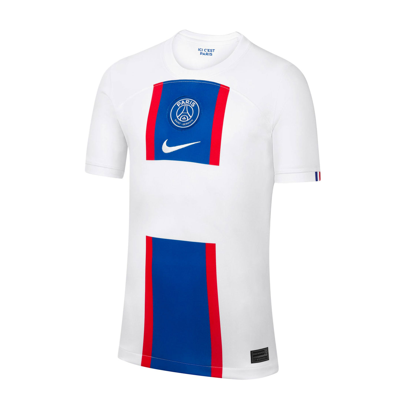 Nike Kids PSG 2022/23 Third Jersey White/Old Royal Front
