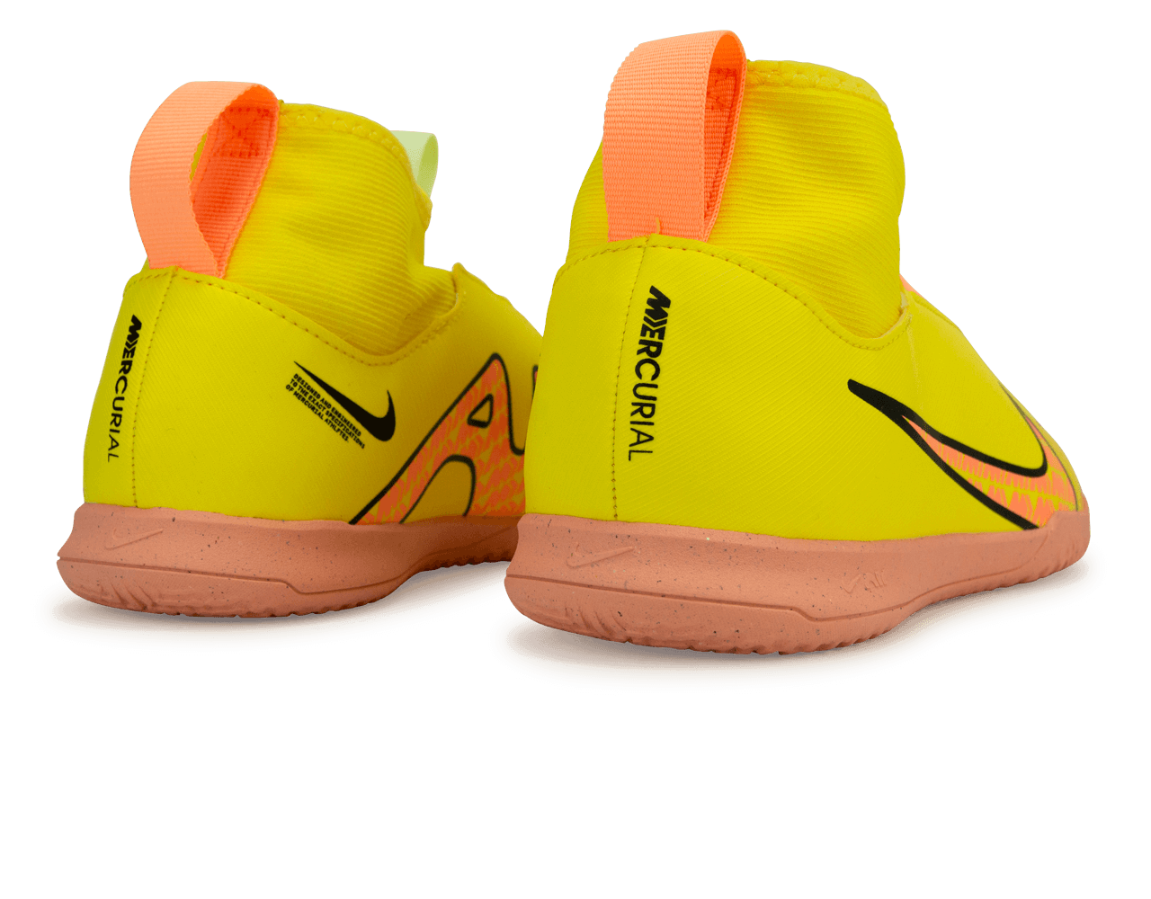 Nike Kids Zoom Mercurial Superfly 9 Academy IC Yellow Strike/Volt Ice Rear