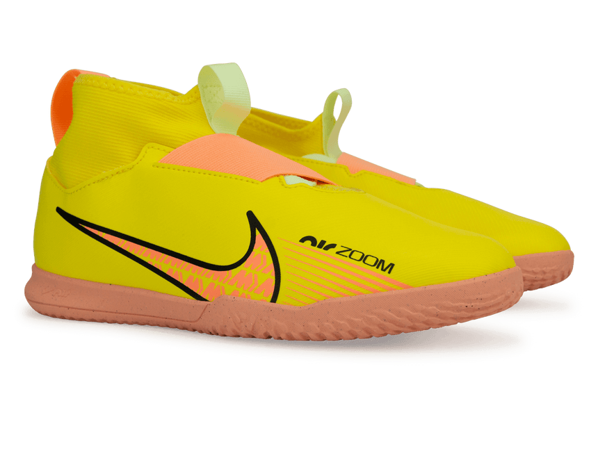 Nike Kids Zoom Mercurial Superfly 9 Academy IC Yellow Strike/Volt Ice Together